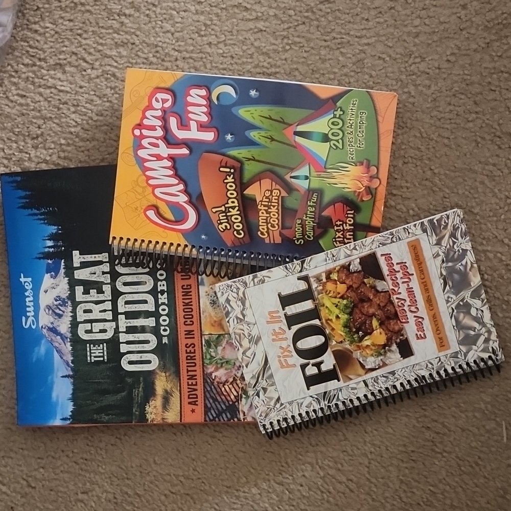 Set of 3 Campfire Cook Books